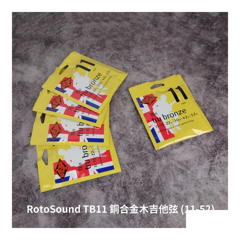 Rotosound RotoSound tru bronze TB11 木吉他弦 銅合金 (11-52) — 三峽木吉他 / 民謠吉他