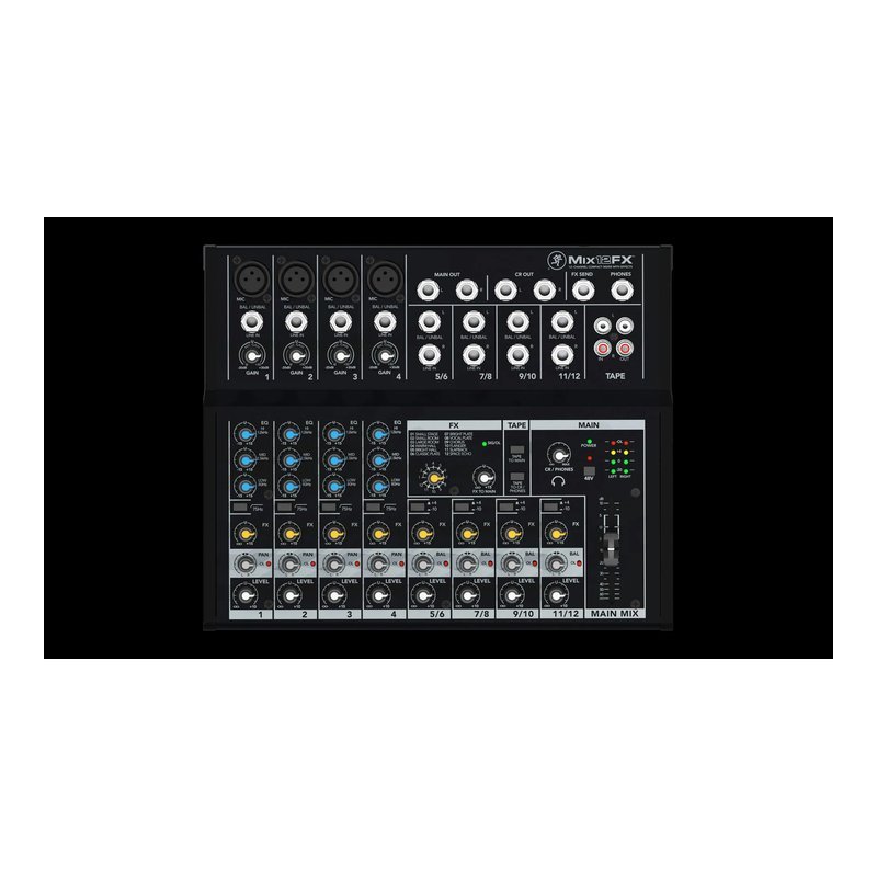 Mackie Mackie Mix12FX 12軌 Mixer 混音器 12種效果器 — 三峽電鋼琴 / 鍵盤