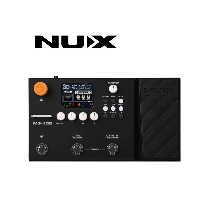 NUX NUX MG-400 吉他 BASS 綜合效果器 — 三峽木吉他 / 民謠吉他