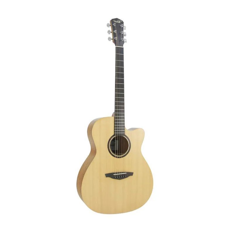 Veelah Veelah V1-OMC 雲杉木 面單板 缺角 民謠吉他 單板 木吉他(附原廠厚袋、配件包) — 三峽木吉他 / 民謠吉他