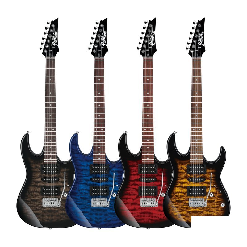 Ibanez Ibanez GIO GRX70QA 系列 雙單雙 小搖座 虎紋 電吉他 共四色 — 三峽電吉他
