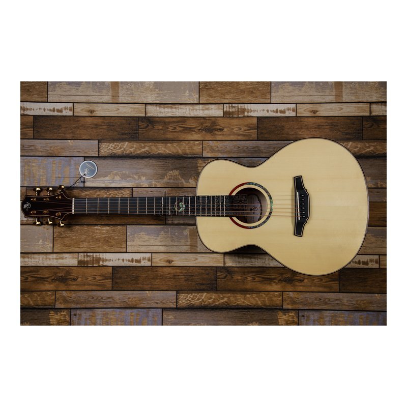 NAGA NAGA S-20GS 光系列 Sungha Jung 鄭晟河代言 英格曼雲杉面板 玫瑰木側背 面單板 36吋 GS桶身 附原廠厚琴袋 S 20GS — 三峽木吉他 / 民謠吉他