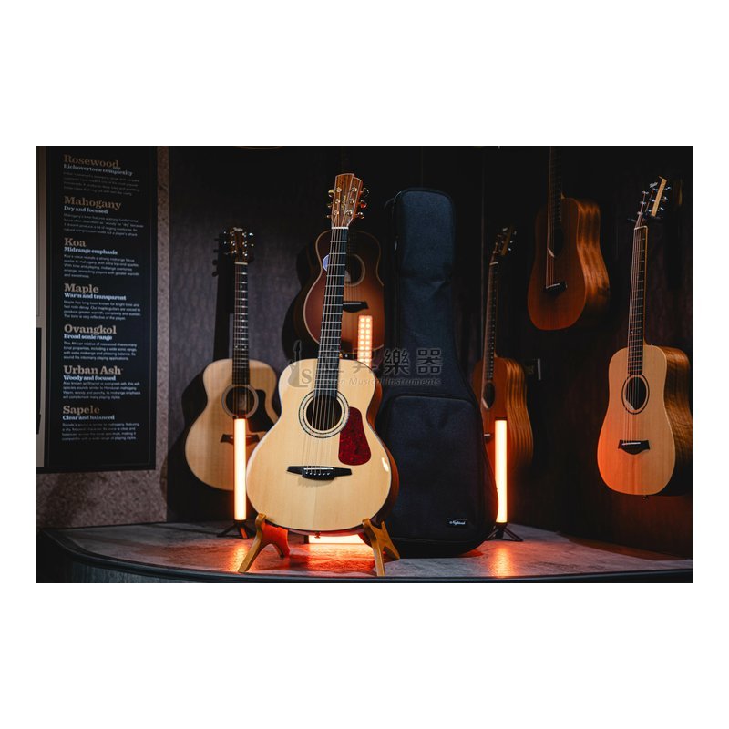 Nightwish A6 36吋 GS桶 A級西提卡雲杉面單 桃花心側背板 全封閉金色弦鈕 附原廠黑色厚袋 — 三峽配件 / 週邊