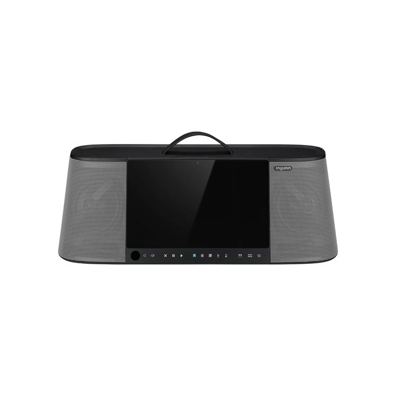 音圓 Inyuan PARTY-7000 提式卡拉OK伴唱機 行動KTV點歌機 附兩支無線麥克風 內建鋰電池 — 三峽麥克風