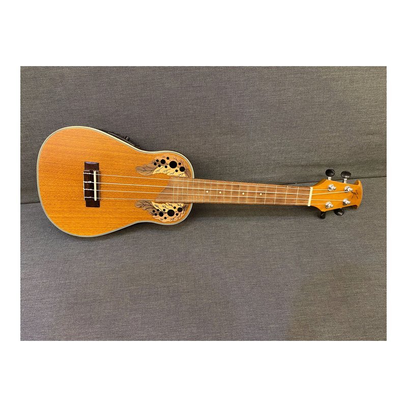 K 圓背 葡萄響孔 enya 23吋 拾音器 — 三峽配件 / 週邊