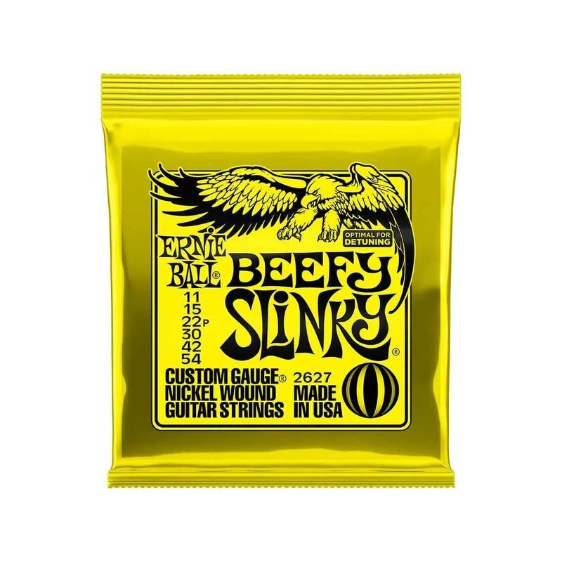 Ernie Ball Ernie Ball Beefy Slinky 2627 鎳纏繞 電吉他套弦 11-54 — 三峽木吉他 / 民謠吉他