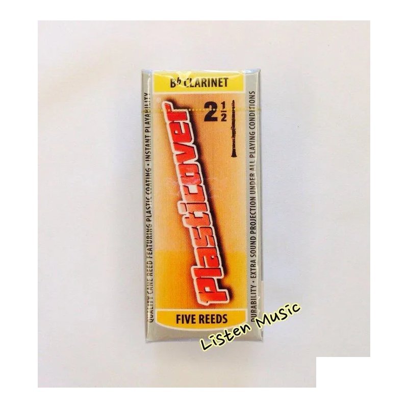 RICO RICO LA VOZ PLASTICOVER 豎笛/豎笛黑竹片 CLARINET 2.5號 5片裝 — 三峽木管樂器