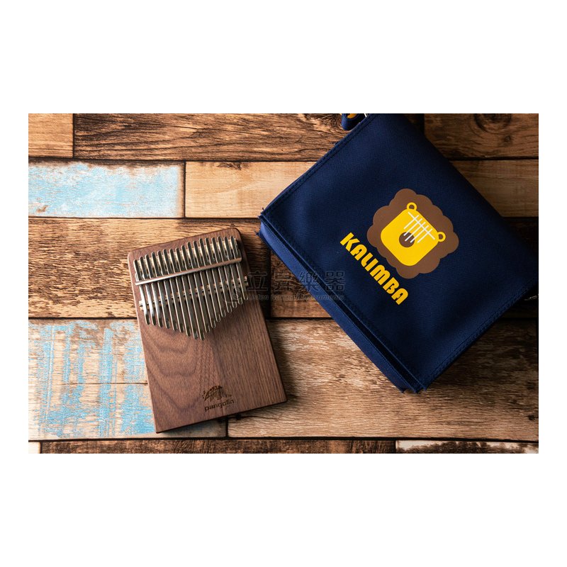 Pangolin 胡桃木拼接 板式 卡林巴琴 拇指琴 kalimba 17音 — 三峽鼓 / 打擊