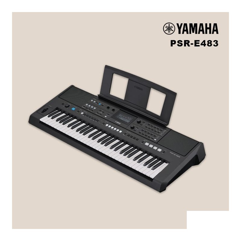 Yamaha YAMAHA 山葉 PSR-E483 61鍵 電子琴 PSRE483 — 三峽電鋼琴 / 鍵盤
