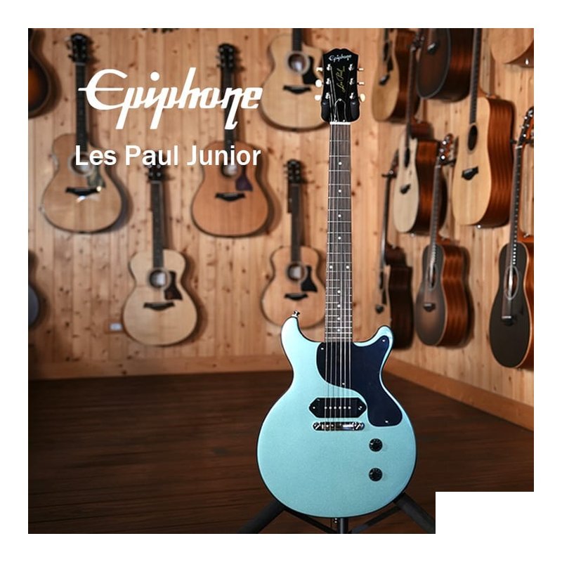 Epiphone Epiphone 孤獨搖滾 喜多郁代 限定款Les Paul Junior 電吉他 附琴袋 Pelham Blue — 三峽木吉他 / 民謠吉他