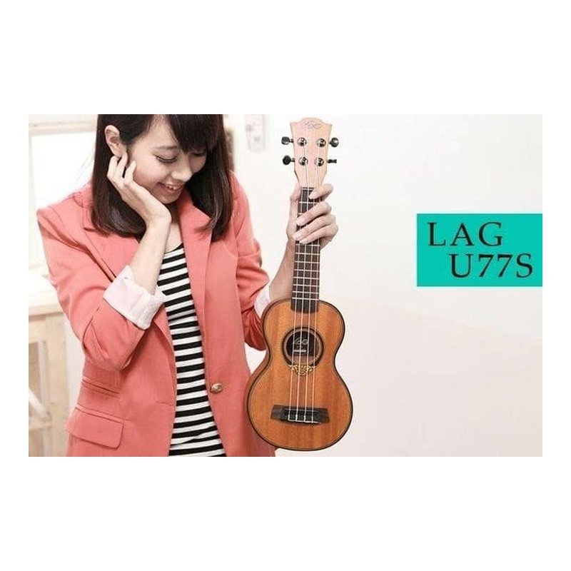 Lag 出清 LAG U77S 21吋 桃花芯 烏克麗麗 — 三峽烏克麗麗