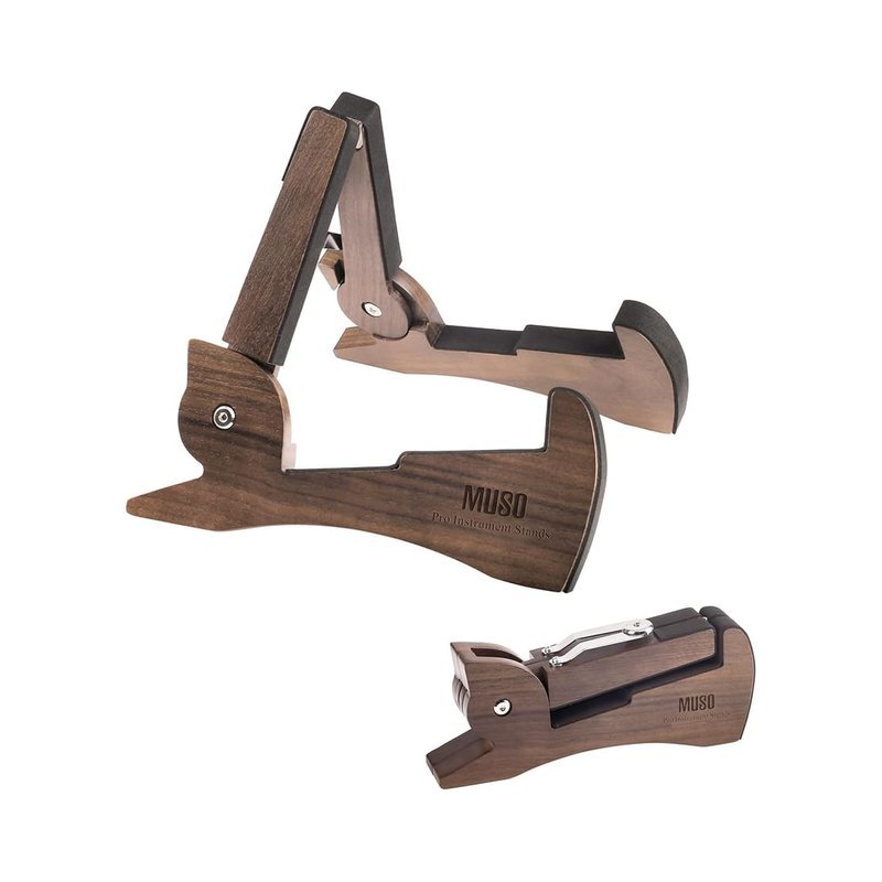 PUNK PUNK MA-38D 黑胡桃木 吉他架 貝士架 收取式 — 三峽配件 / 週邊