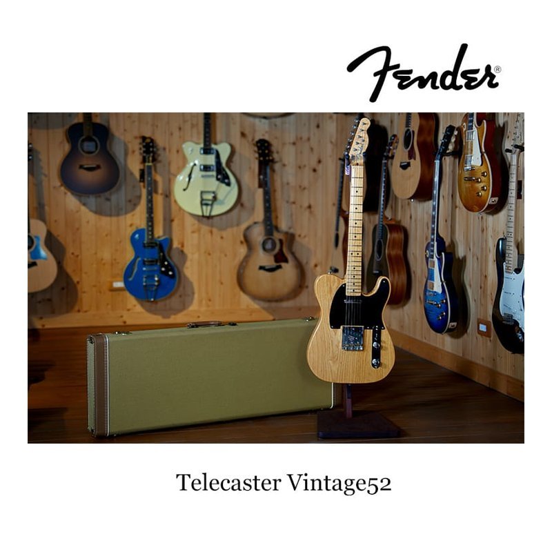 Fender 第6號 2000年製 Fender Telecaster Vintage 1952 reissue原木色 電吉他 附原廠硬盒 — 三峽電吉他
