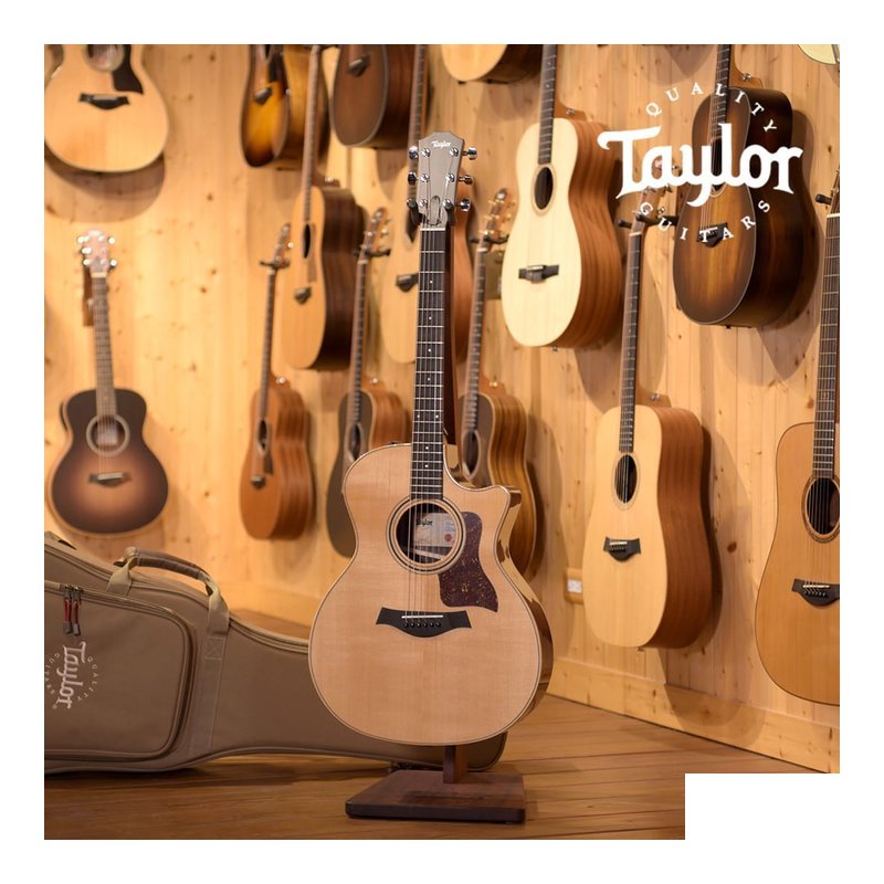 Taylor Taylor 414ce Studio 電木吉他 雲杉單板 印度玫瑰木底側 TLGF-414CE-STN — 三峽木吉他 / 民謠吉他