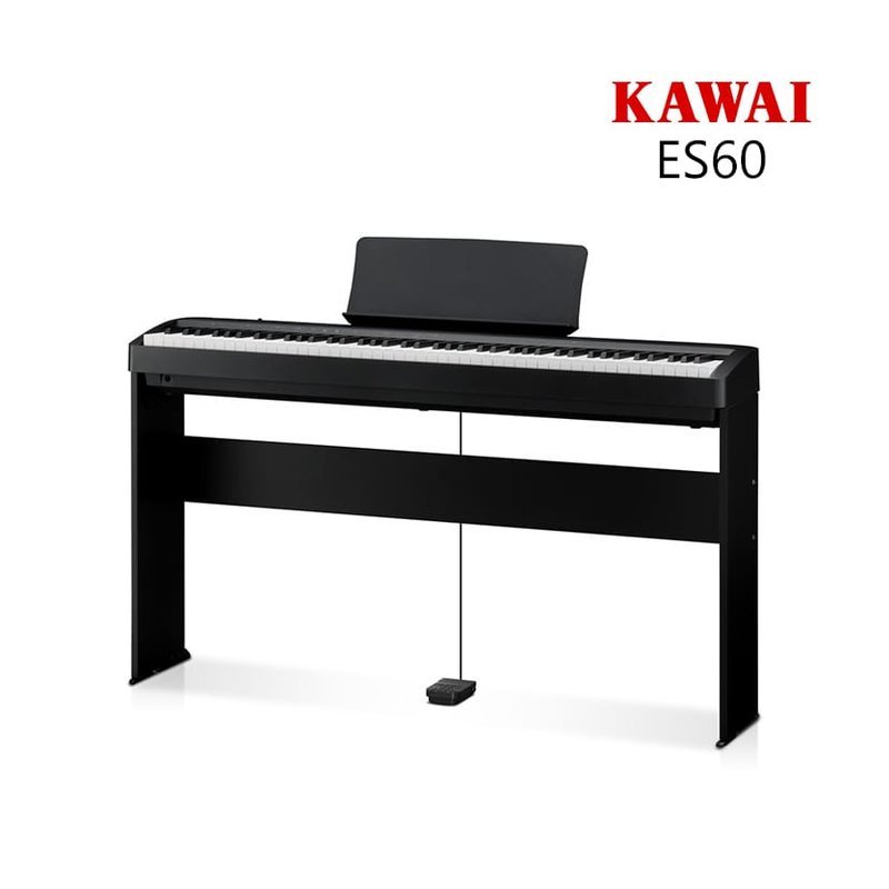 KAWAI KAWAI ES60 88鍵 初學 數位鋼琴 電鋼琴 原？ 保固兩年 含固定高度琴 — 三峽電鋼琴 / 鍵盤