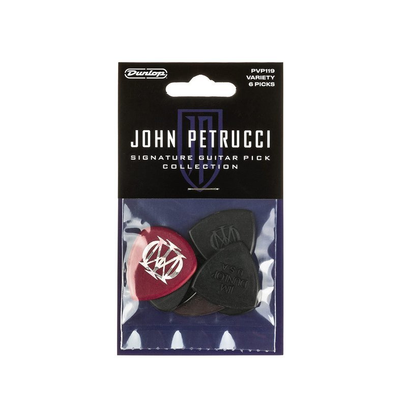 Dunlop Dunlop PVP119 JOHN PETRUCCI簽名 吉他彈片組 GUITAR PICK 6片入 — 三峽木吉他 / 民謠吉他