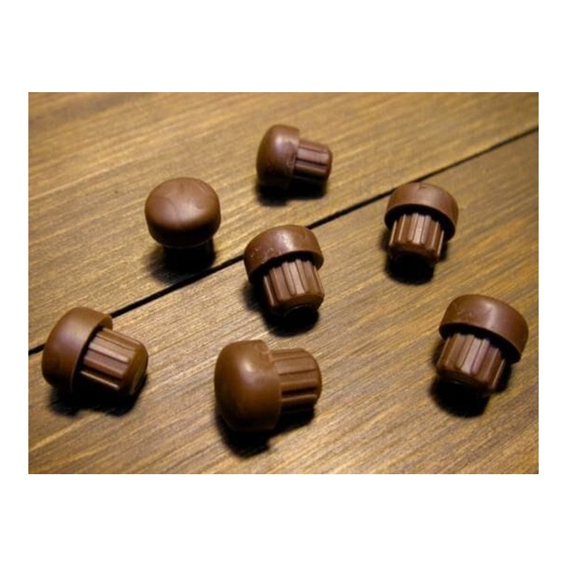 KAWAI 日本進口 渡邊商店 #271-17W #17 茶 鍵膠墊 (單顆) GP拍子木用 KAWAI — 三峽配件 / 週邊