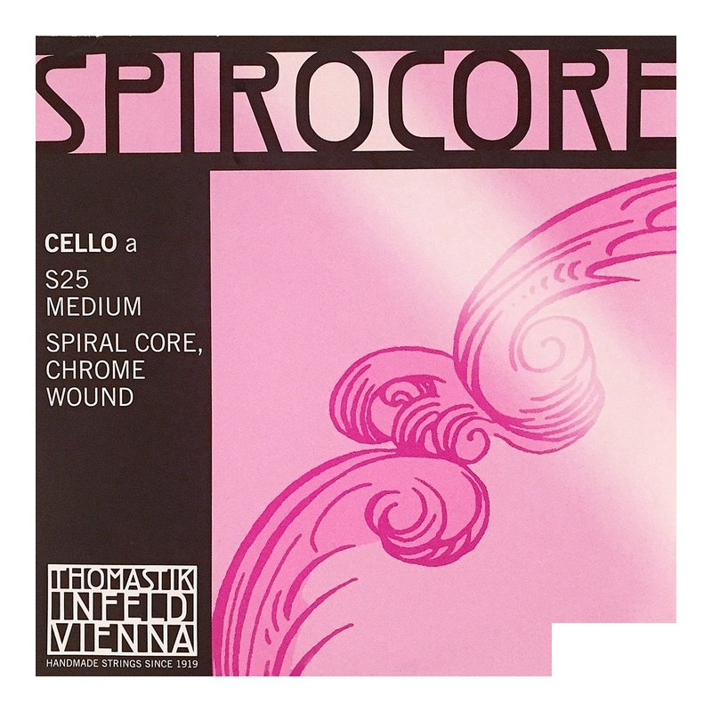 Thomastik S25 大提琴弦 Spirocore 1弦A弦 S25 鉻鋼 — 三峽弦樂器