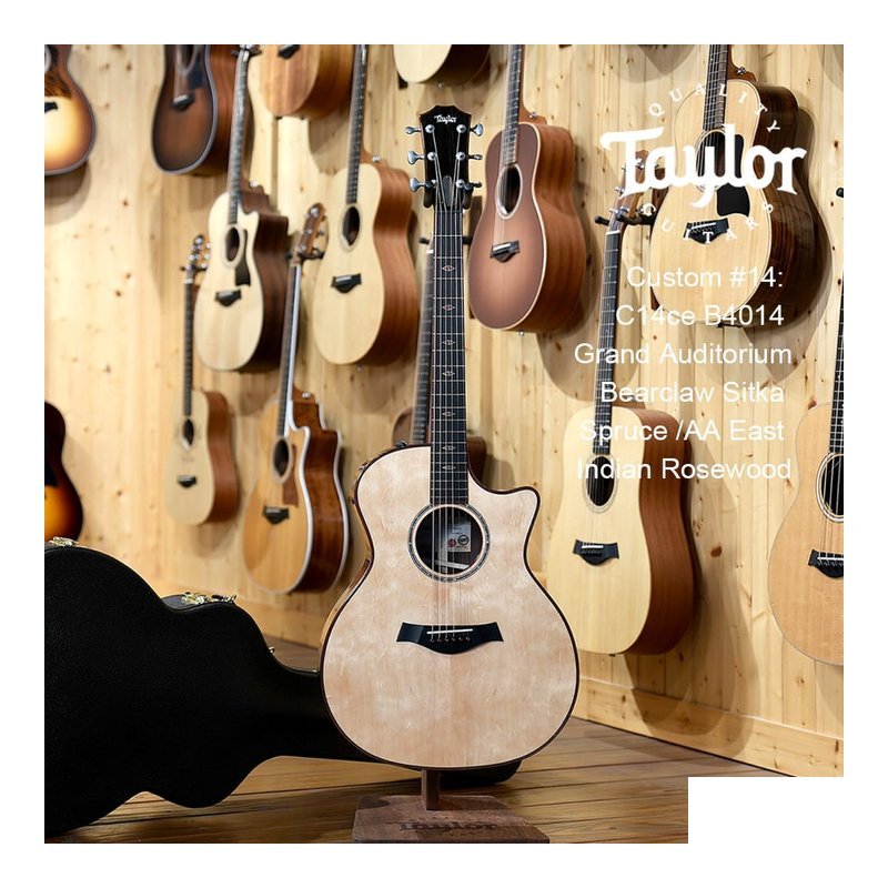 Taylor Taylor Custom GA 2024年第14號 全單板 電木吉他 ES-2拾音器 V-Class — 三峽木吉他 / 民謠吉他