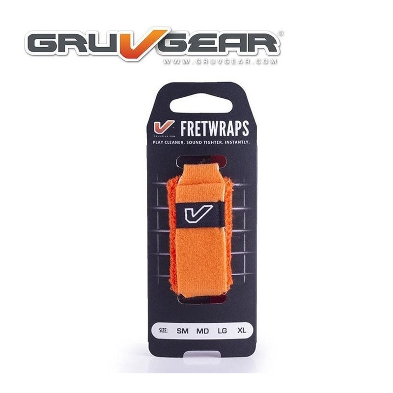 悶音束帶 Gruv Gear FretWrap 橘色 S/M/L FW-ORG — 三峽配件 / 週邊