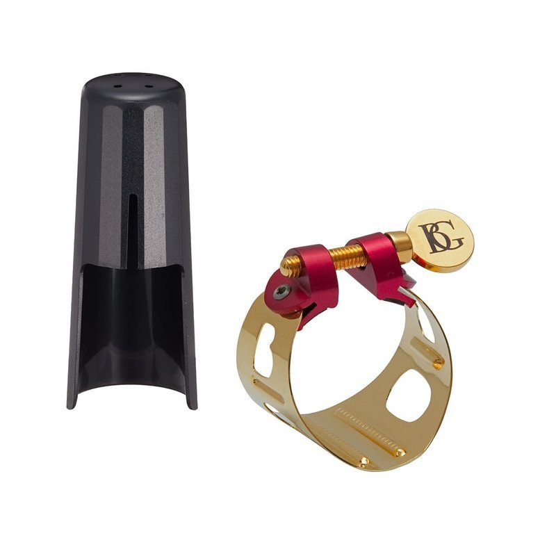 法國 BG LD1 DUO 豎笛 中音薩克斯風束圈 24K鍍金 附原廠吹嘴蓋 公司貨 — 三峽銅管 / 管樂