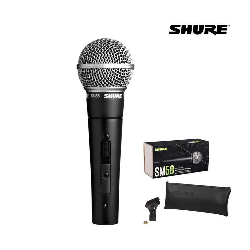 Shure SHURE SM58 SE 舒爾 動圈 人聲 麥克風 有開關 動圈麥克風 SHU-SM58SE — 三峽麥克風