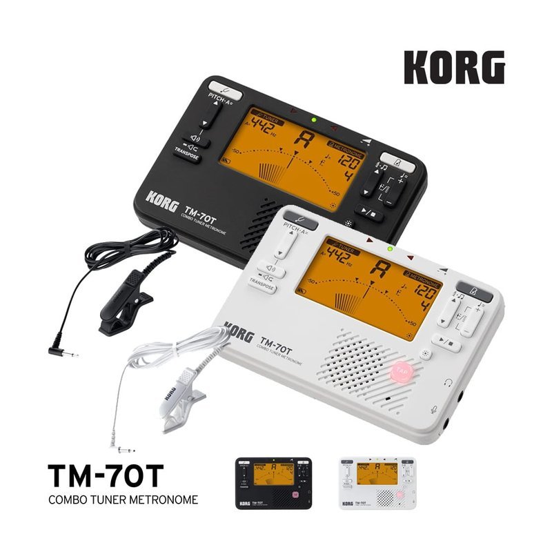 KORG KORG TM-70C 調音器/節拍器+CM400 拾音夾 TM-60改版 TM-70T — 三峽鼓 / 打擊