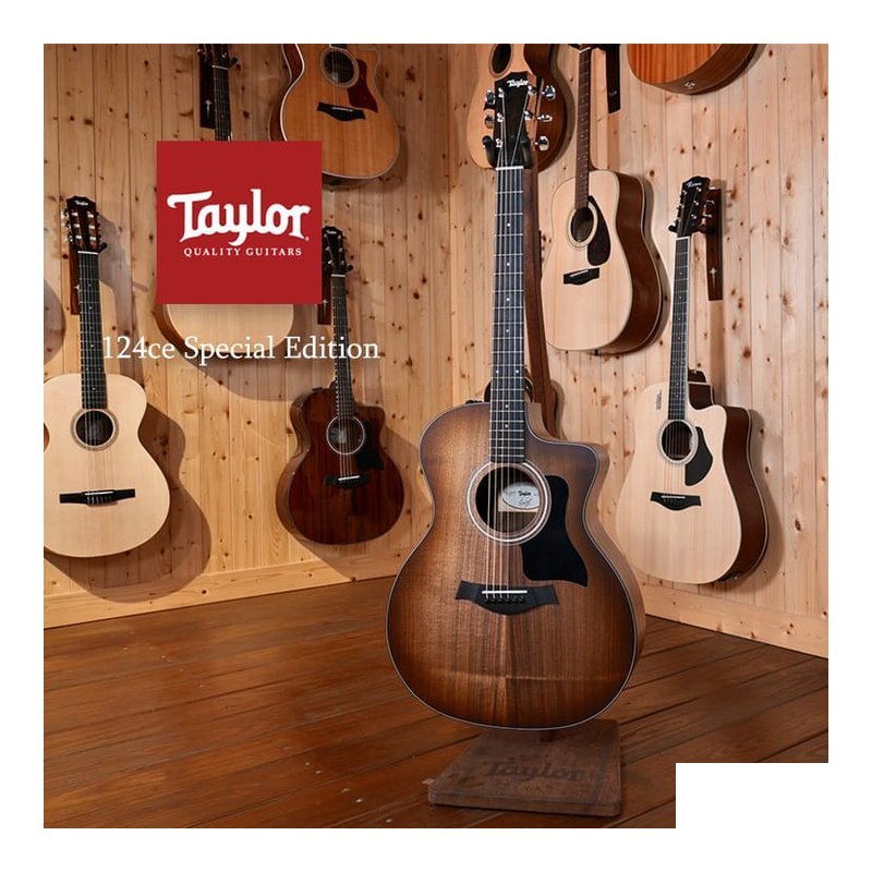 Taylor Taylor 124ce Special Edition 胡桃木面板 背側板 ES-2拾音器 — 三峽配件 / 週邊