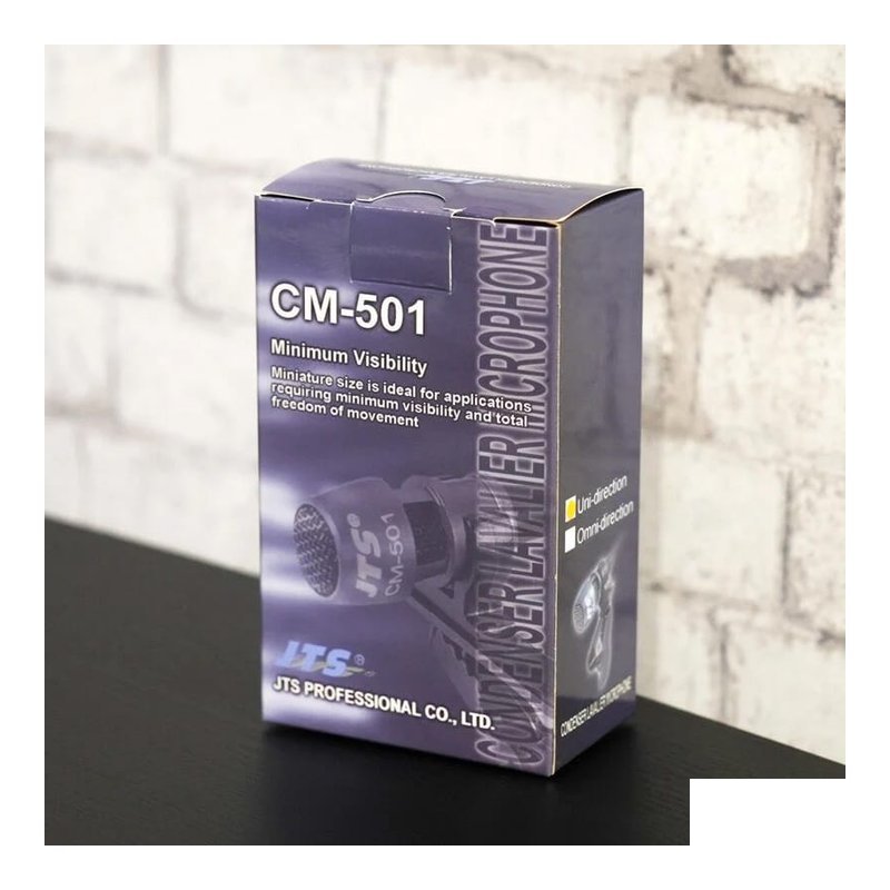 台灣 JTS CM-501 領夾式麥克風 4PIN — 三峽麥克風