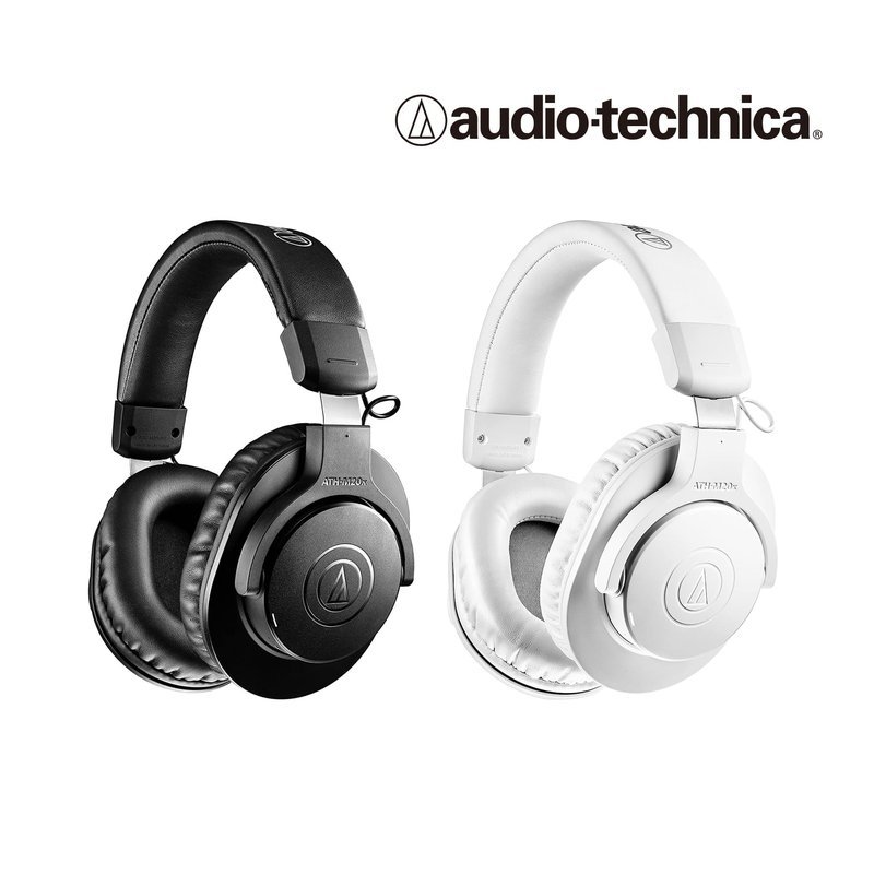 Audio-Technica 鐵三角 ATH-M20xBT 專業型監聽耳機 無線 耳罩式耳機 Audio-Technica — 三峽錄音