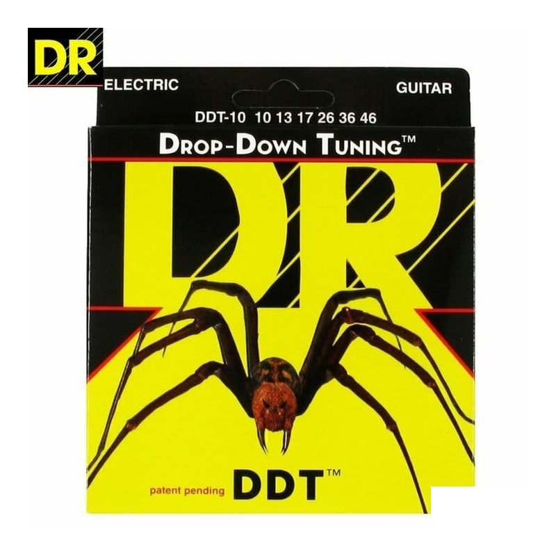 電吉他弦 手工 美國DR DDT-10 (10-46) 鍍鎳 蜘蛛弦 — 三峽吉他 / Bass
