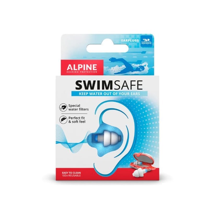 Alpine Alpine SwimSafe 游泳耳塞 無痛耳塞 隔音耳塞 軟耳塞 耳塞 ALPINE-S-SAFE — 三峽音響 / 音箱