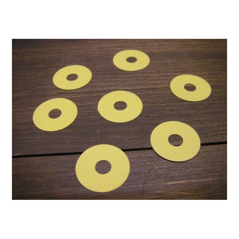 日本進口 渡邊商店 鋼琴鍵盤紙圈(大) 紙墊圈 100片/包 鍵盤墊片 — 三峽鍵盤 / 鋼琴