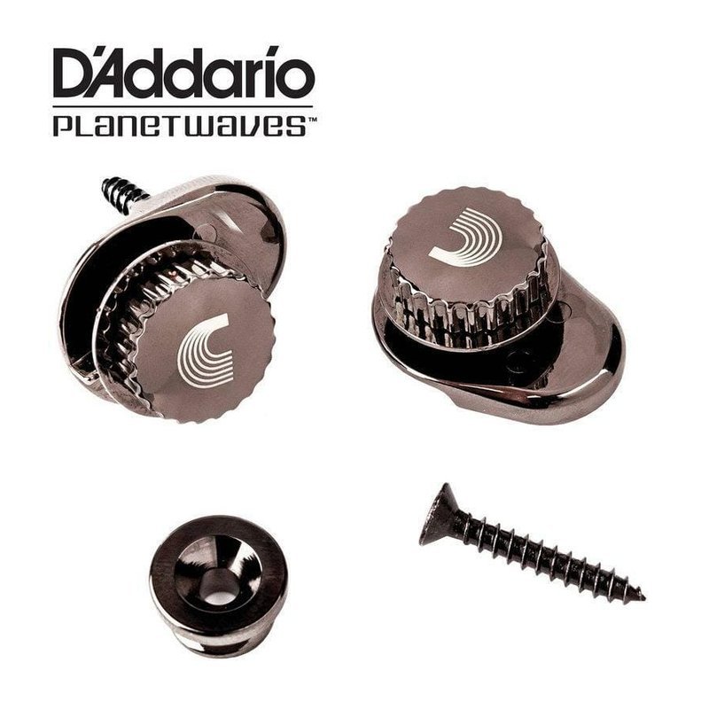 美國PLANET 美國PLANET WAVES 黑色 吉他肩帶釦組 背帶釦 PW-SLS-01 — 三峽木吉他 / 民謠吉他