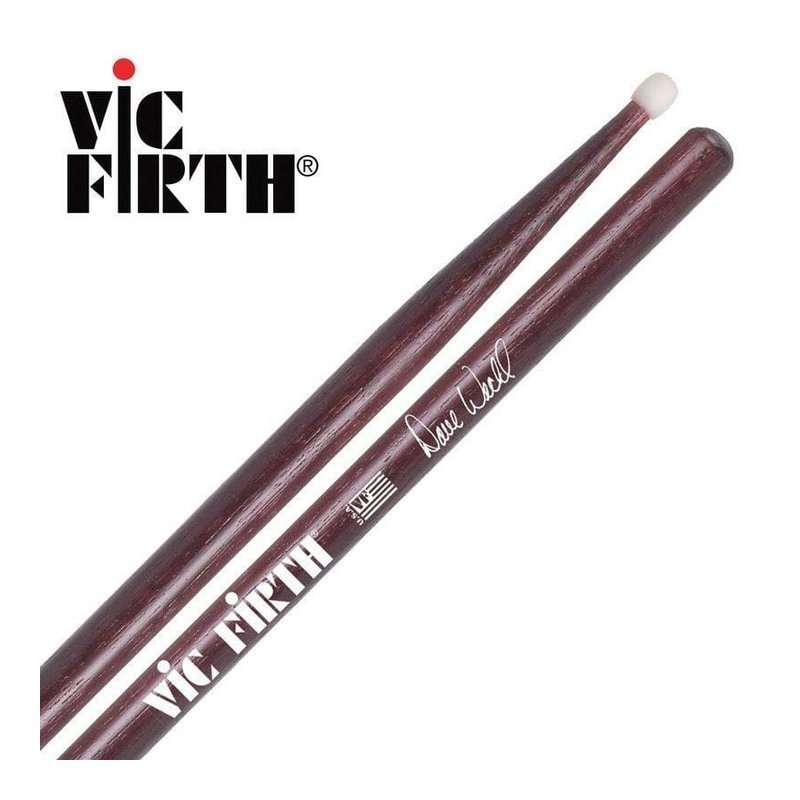 Vic Firth 美國 Vic Firth SDWN 棗紅 膠頭 爵士鼓 鼓棒 Dave Weckl 簽名 — 三峽鼓 / 打擊