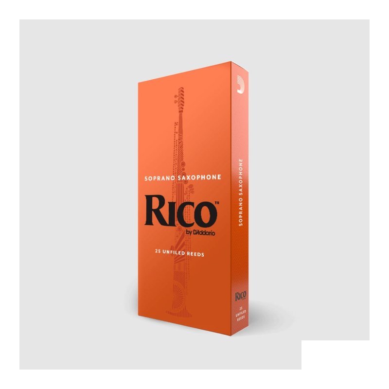 美國 RICO RI-S 高音 薩克斯風竹片 Soprano (25片裝) — 三峽銅管 / 管樂