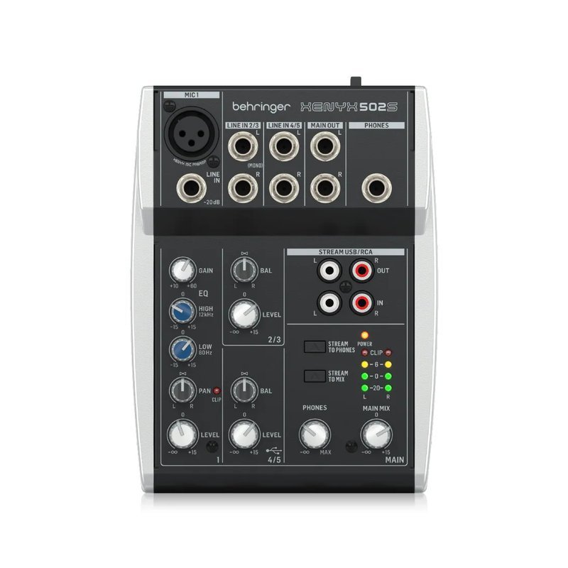 Behringer Behringer / Xenyx 502S 5軌混音機 / USB錄音介面 — 三峽錄音