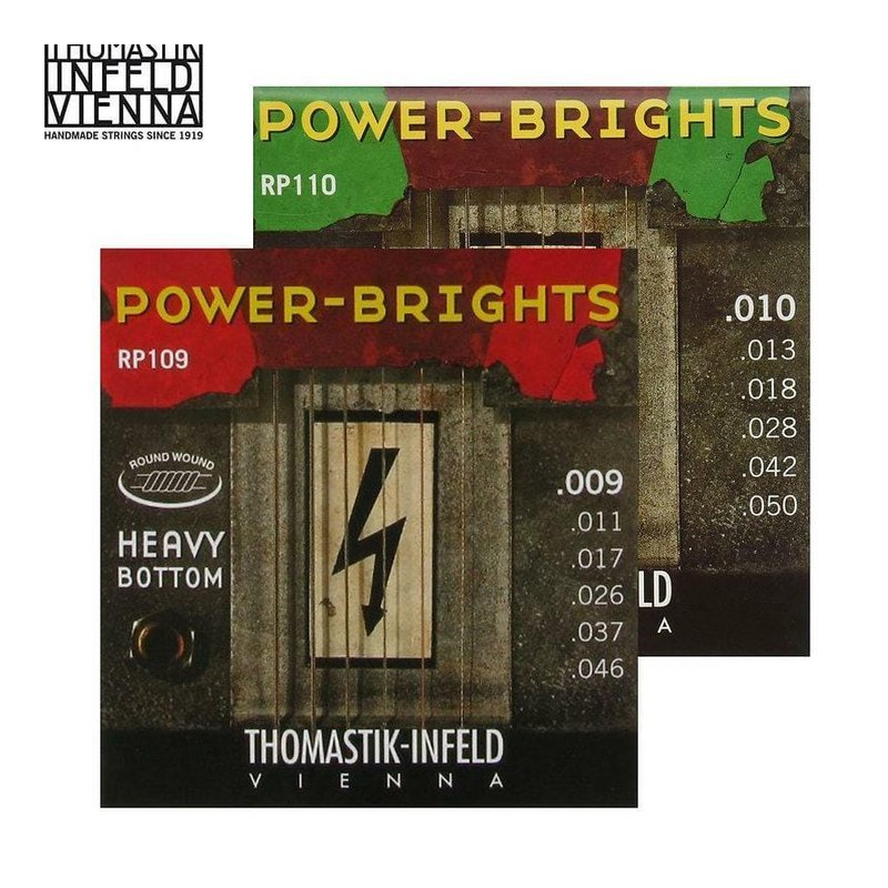 奧地利 Thomastik Power-Bright系列 RP109/RP110 手工電吉他弦 — 三峽電吉他