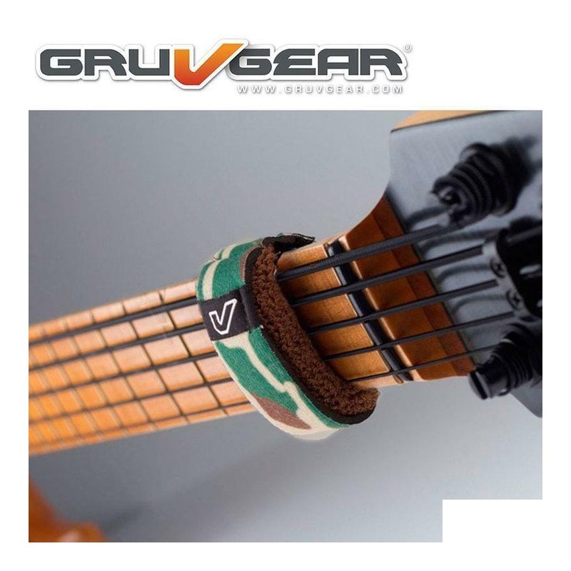 悶音束帶 Gruv Gear FretWrap 綠迷彩 S/M/L FW-CMG — 三峽配件 / 週邊