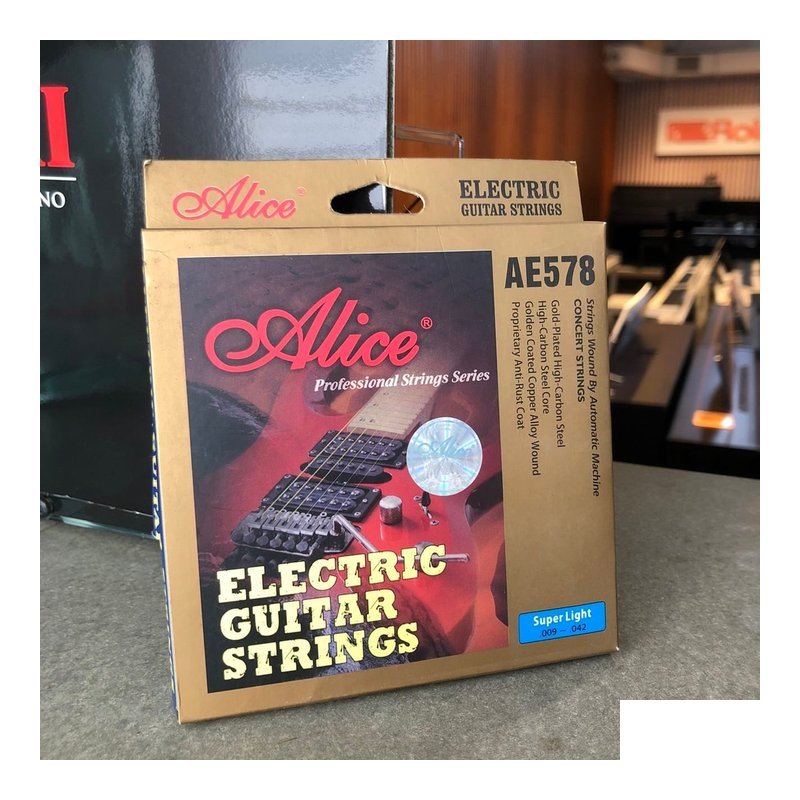 ALICE Alice AE578-SL 高檔 電吉他弦 super light 09-42 — 三峽木吉他 / 民謠吉他
