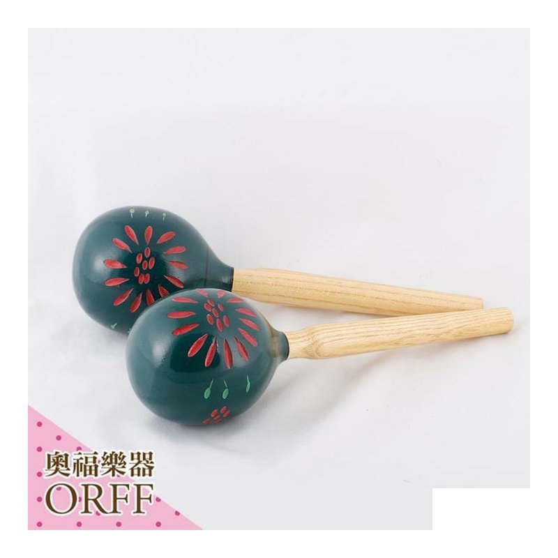 ORFF奧福樂器 ORFF奧福樂器 高品質 沙鈴/木質砂球(單顆售) M4 兒童樂器 幼兒樂器 — 三峽鼓 / 打擊