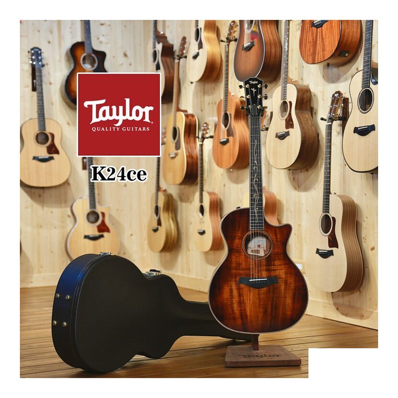 Taylor Taylor K24ce 電木吉他 V-class TLGF-K24-CE — 三峽木吉他 / 民謠吉他