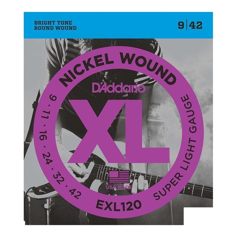 D'Addario D'addario EXL120/EXL120BT (09-42)電吉他弦 — 三峽電吉他