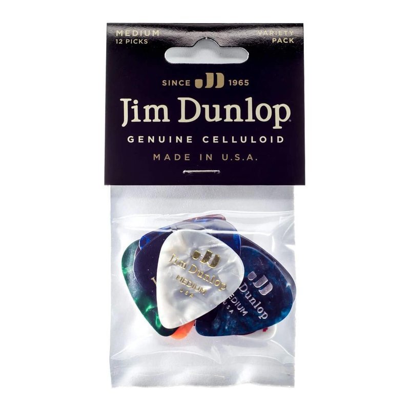 Dunlop Dunlop PVP106 吉他彈片 PICK 12片裝 Medium Celluloid Guitar Pick — 三峽木吉他 / 民謠吉他