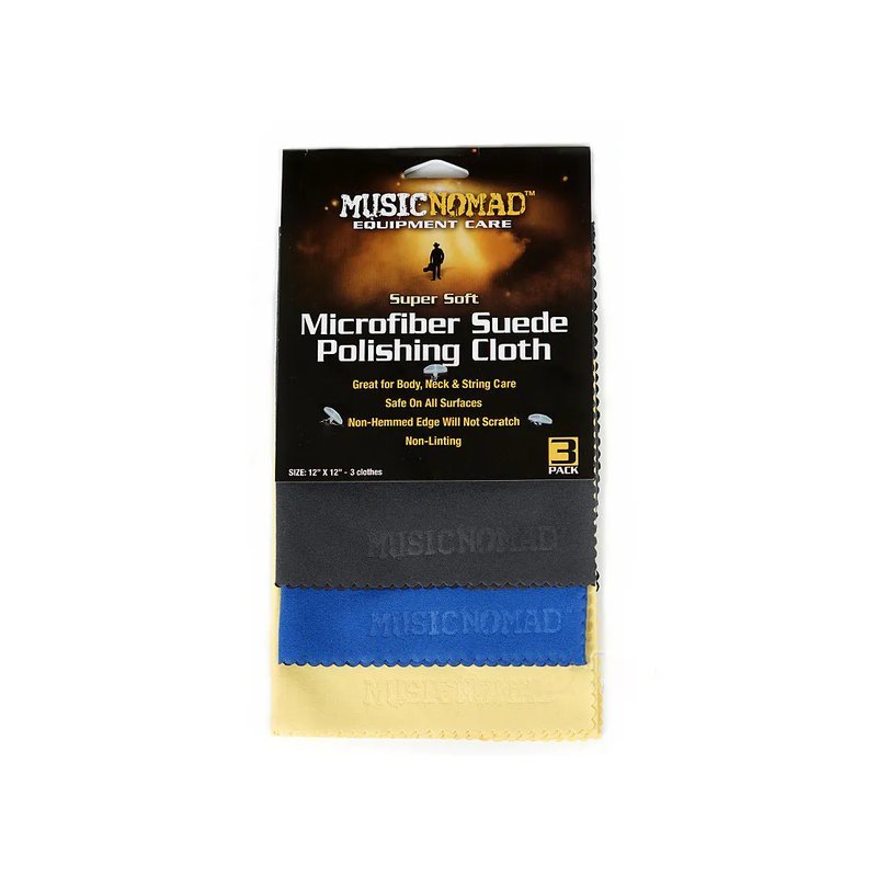 MusicNomad MusicNomad / MN203 麂皮亮光布三色組(3pcs) — 三峽電鋼琴 / 鍵盤