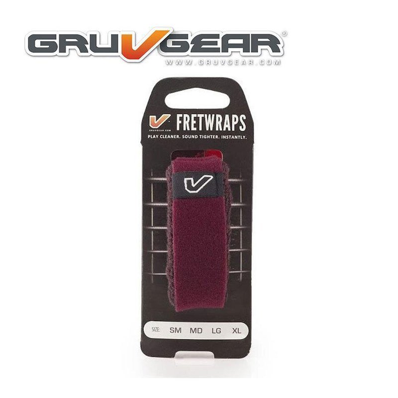悶音束帶 Gruv Gear FretWrap 勃地根紅 S/M FW-BGY — 三峽配件 / 週邊