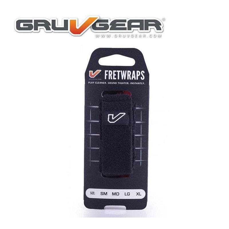 悶音束帶 Gruv Gear FretWrap 黑色 S/M — 三峽配件 / 週邊