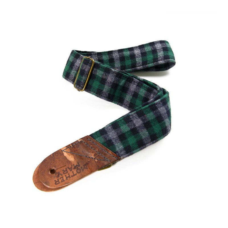 MOTHER MOTHER MARY 01-000046 吉他背帶 綠格紋 — 三峽背帶