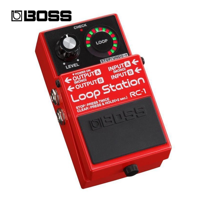 BOSS 效果器 Loop工作站 BOSS RC-1 樂句循環 — 三峽效果器