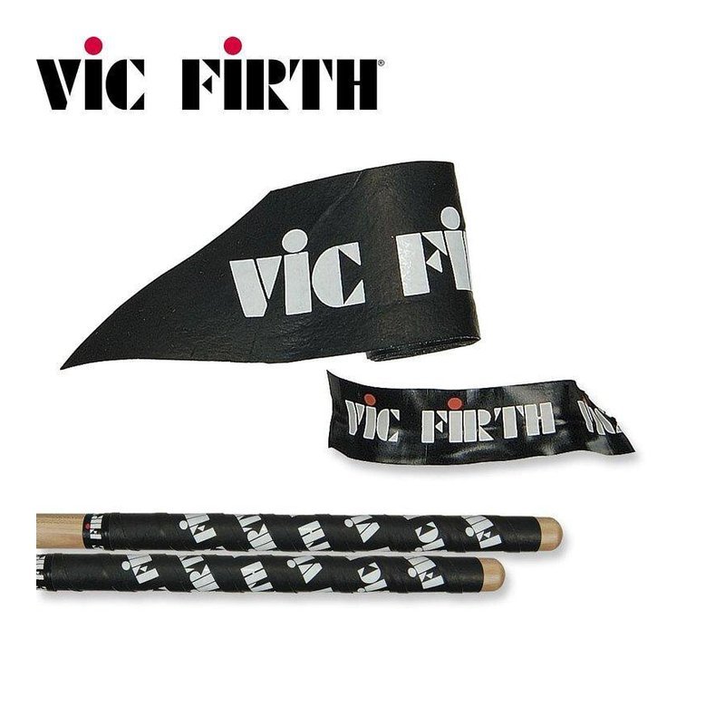 Vic Firth 美國 Vic Firth 鼓棒握帶 VICTAPE VIC 圖樣 黑色 公司貨 — 三峽鼓 / 打擊